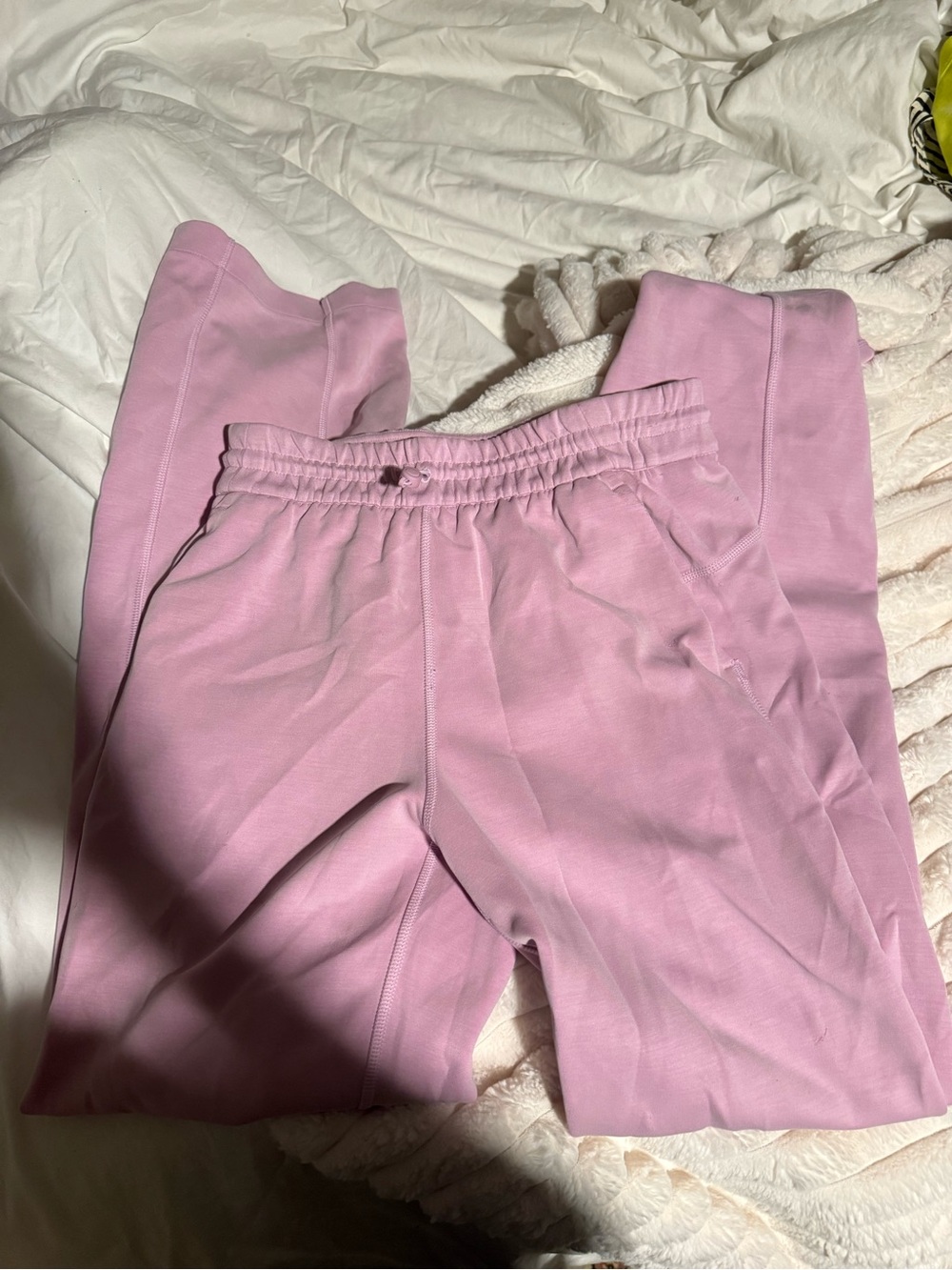 lululemon athletica pastel pink drawstring lounge pants